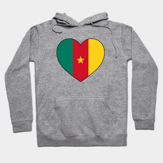 Heart - Cameroon _071 Hoodie by Tridaak